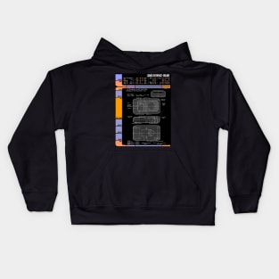 Library Computer Readout of the First Cell Phone Kids Hoodie